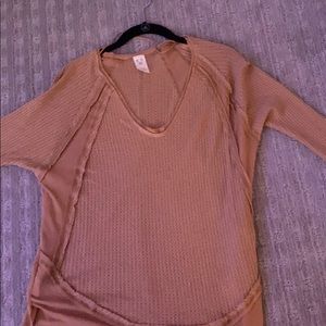 Tan long sweater